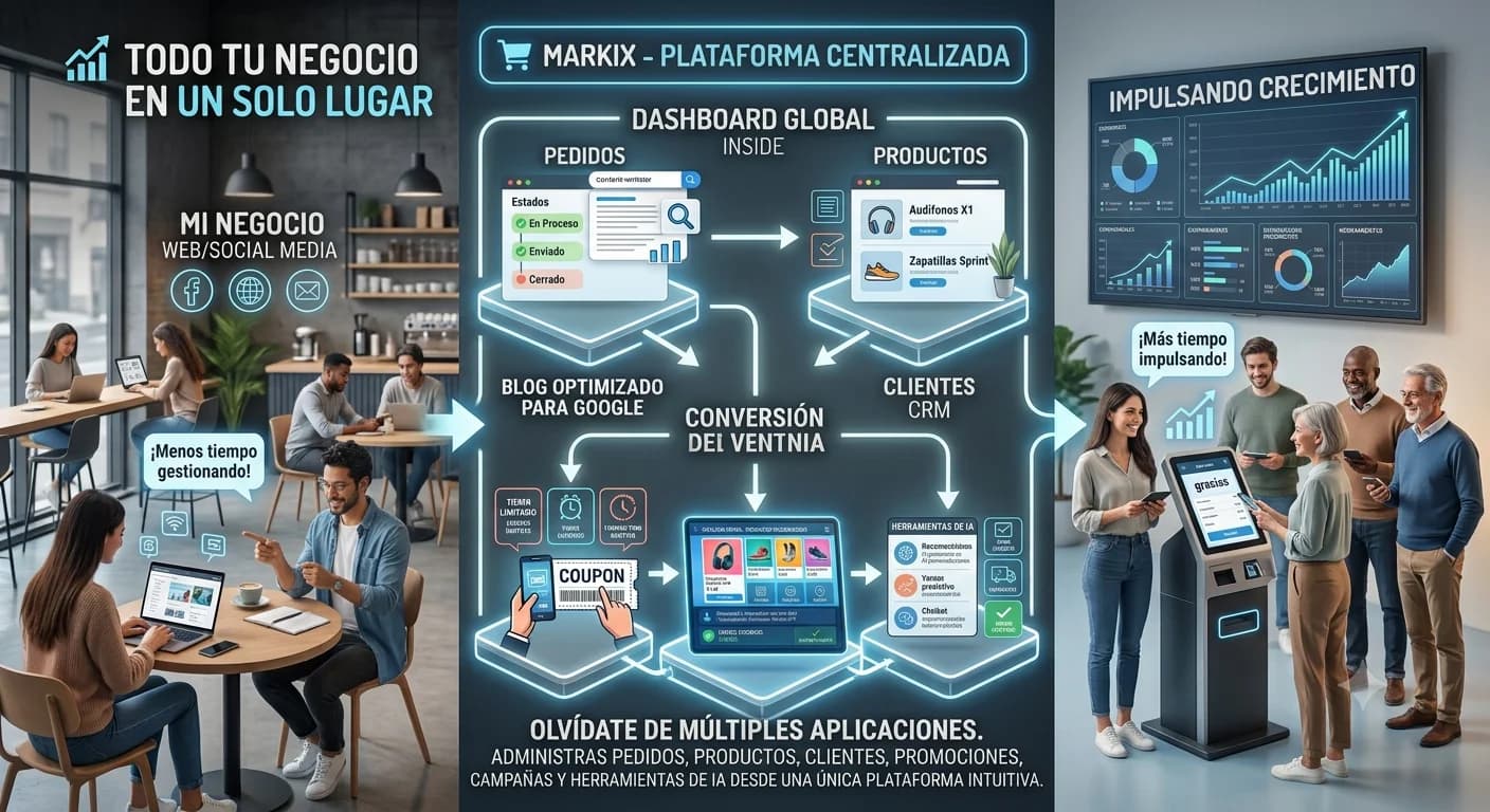 ⚡ Todo tu negocio en un solo lugar
